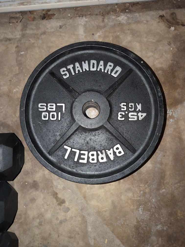 100lb Barbell Plates