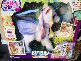 FurReal Friends Star Lily Magical Unicorn Interactive Plush Pet