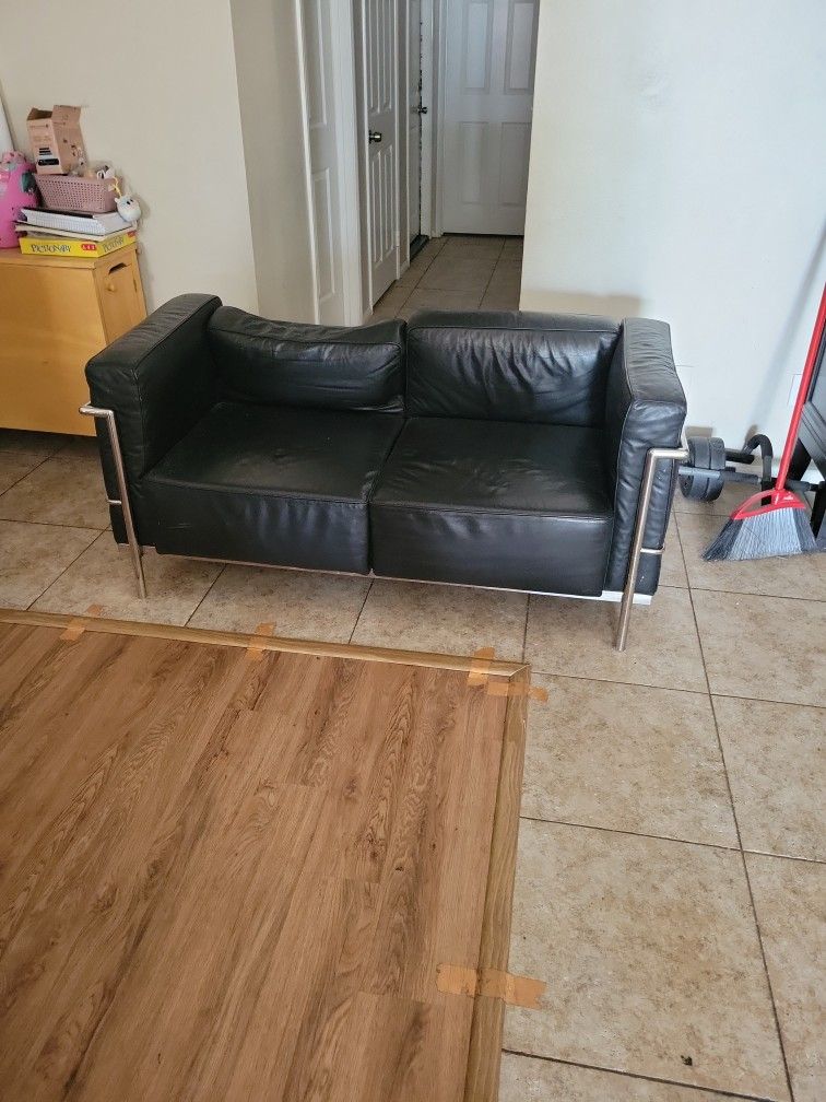 Small Leather Couch
