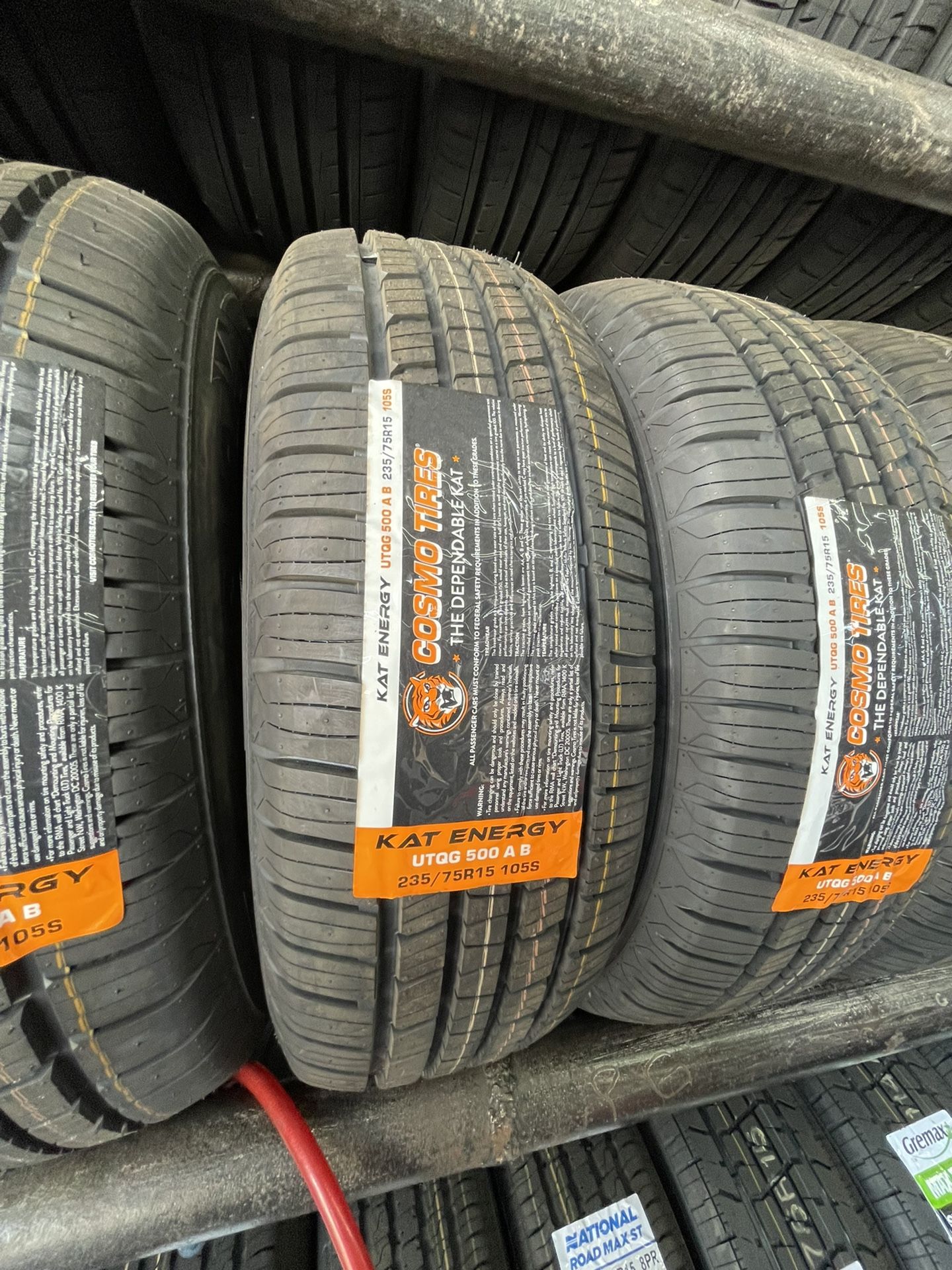 235/75r15 Cosmo Tires New $95 Each Mounted And Balanced