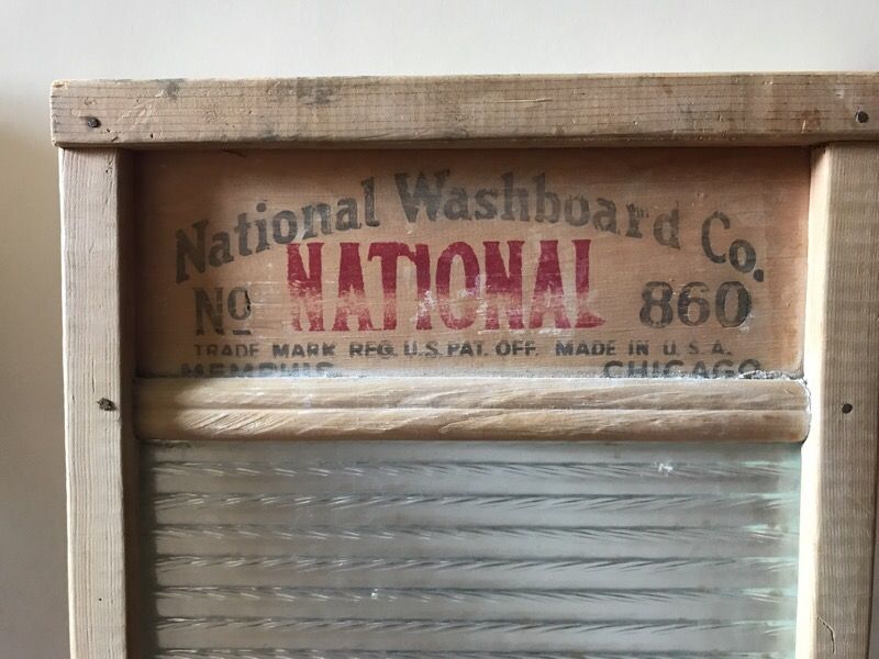 Antique National Washboard No. 860