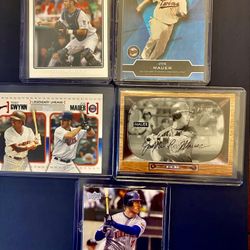 Joe Mauer HOF Catcher 5-Card Lot #1 