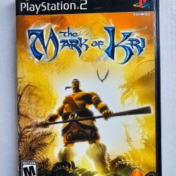 PS 2 Mark Of Kri Excellent Condition
