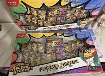 ascended heroes focused fighters premium collection