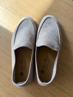 Loro Piana Summer Walk Suede Loafers Size 41