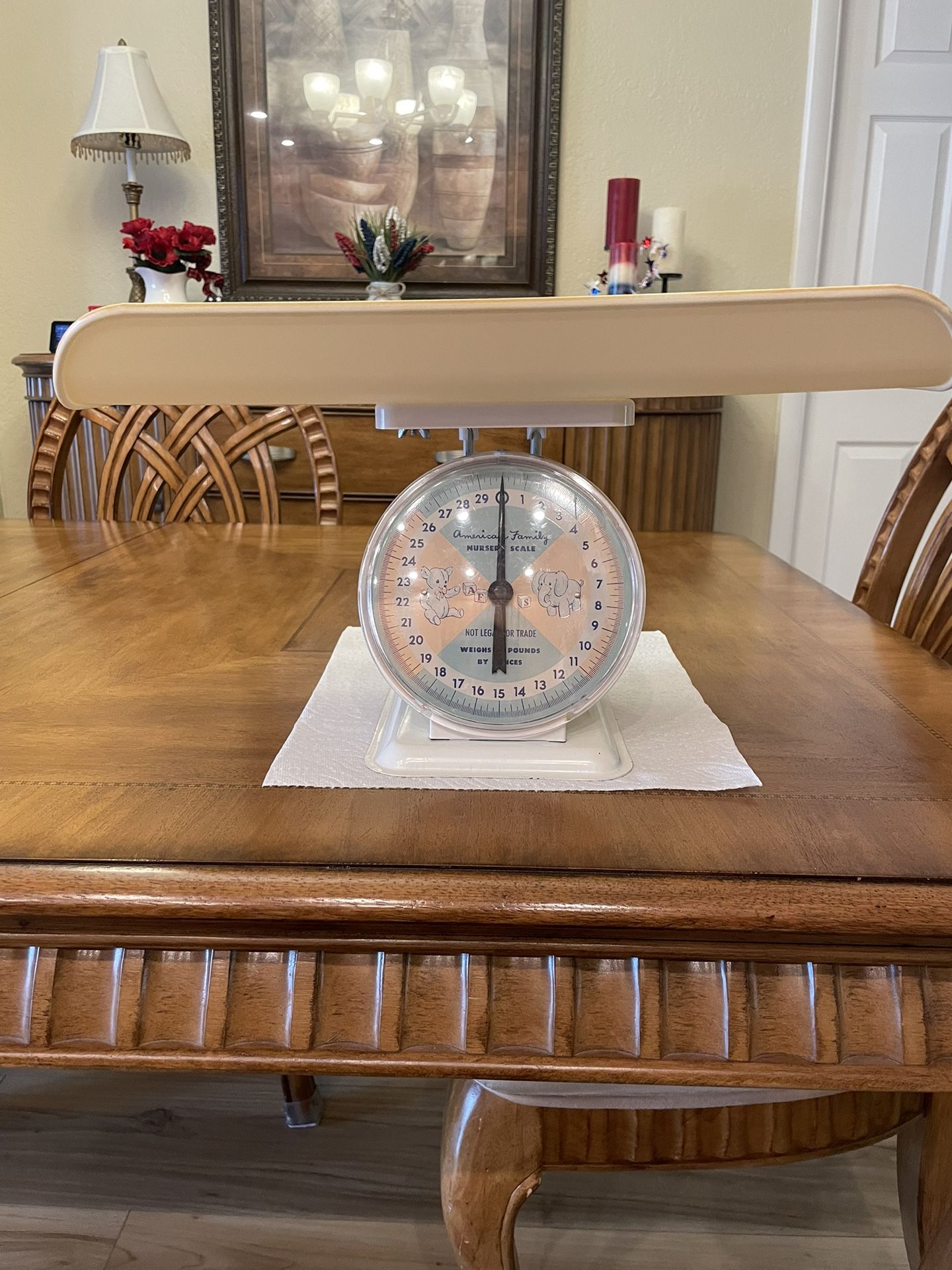 Vintage American Family Nursery Scale