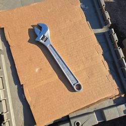 BLUE POINT  10" ADJUSTABLE  WRENCH SNAP ON TOOLS KENOSHA WISCONSIN  USA