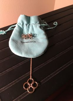 Tiffany Earings and Necklace Pendant set