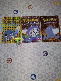 Poliwrath Evolution Line Nintendo Prism Stickers (2000)