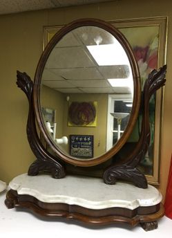 Marble Top Dressing Mirror