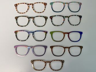 PAIR EYEWEAR LOT OF 9 TOPPERS