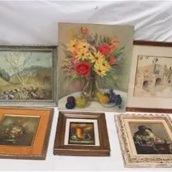 Oil Paintings Still Life’s Landscape Etc.