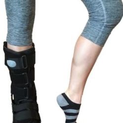 New Tall Cam Fracture Boot, Large, Black, For Men or Women, Left or Right Foot