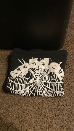 Spider hoodie black/white
