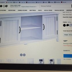 New In Box TV Console