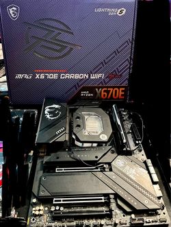 MSI MAG AM5 X670E Carbon WiFi Motherboard