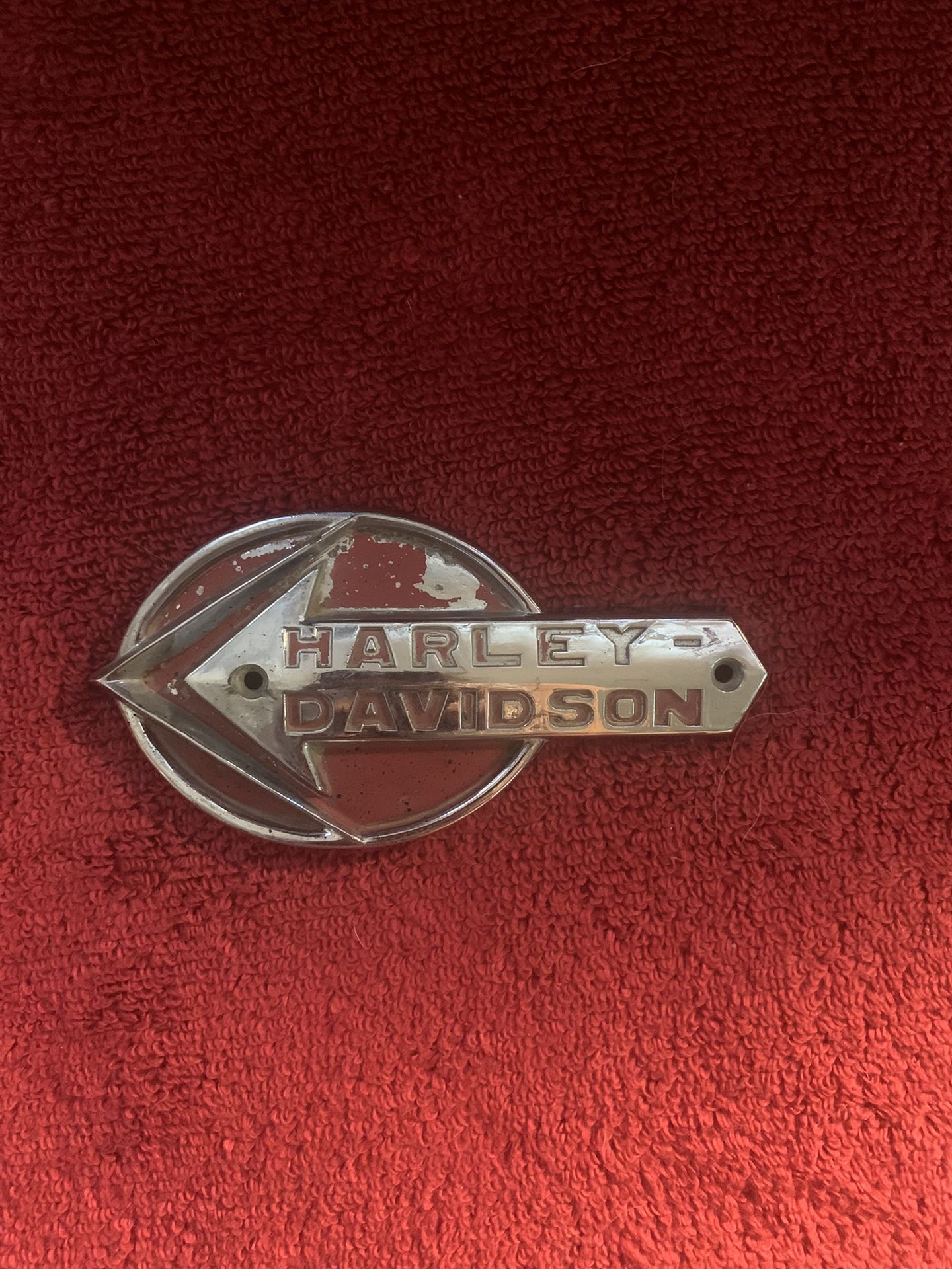Harley Davidson, Vintage Gas Tank Emblem