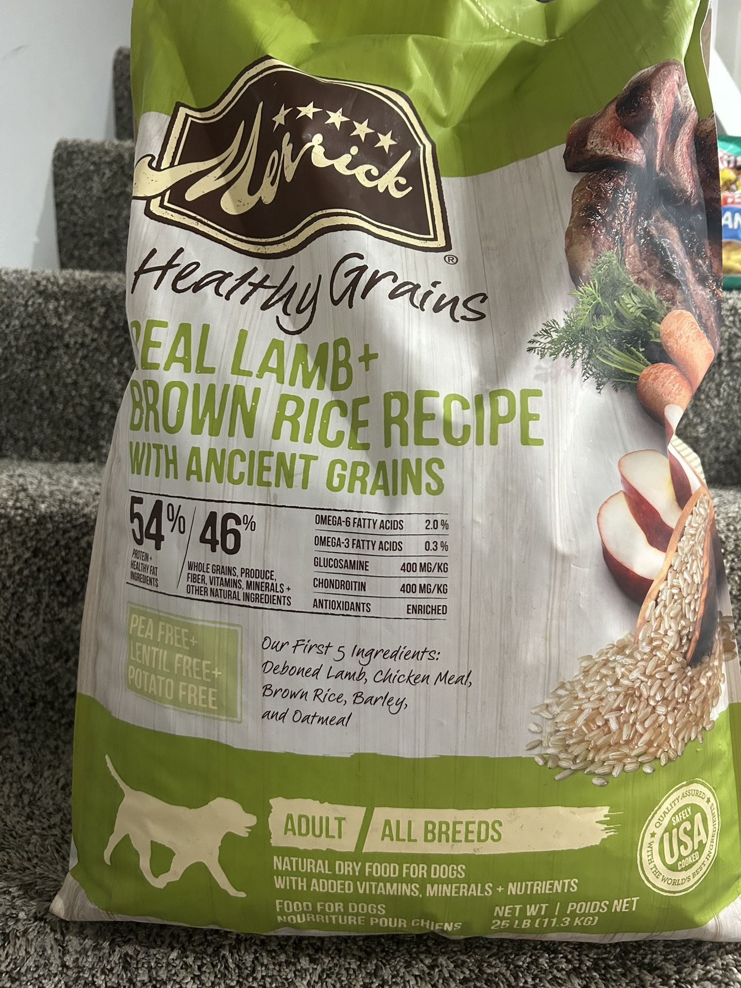 Merrick Healthy Grains Adult Dry Dog Food - Real Lamb & Brown Rice