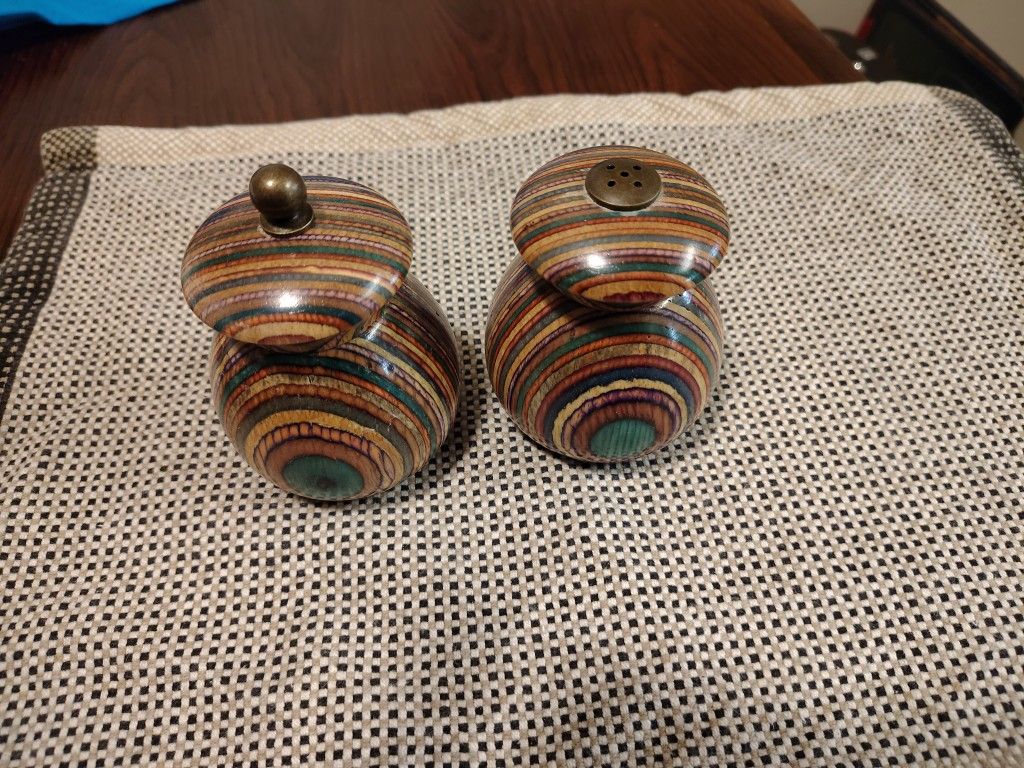 Wooden Salt And Pepper Shakers