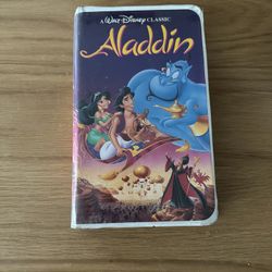 Disney Aladdin VHS Movie