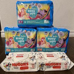 Easy Ups With Huggies Wipes
