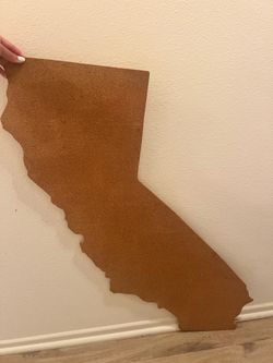 California Shaped Cork Board Pottery Barn