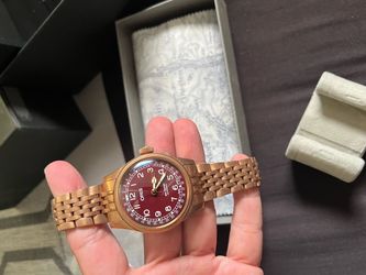 Oris big crown pointer date bronze