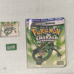 Pokemon Emerald With Player Guide And Manual 