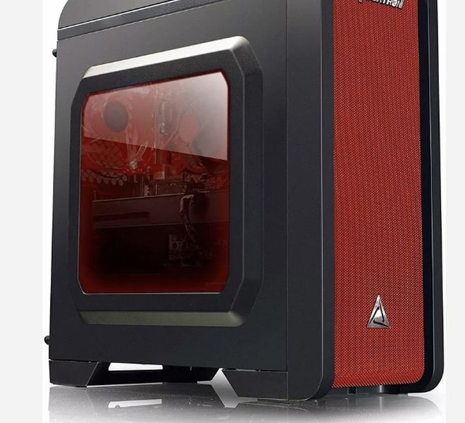 Custom Red Gaming Desktop PC Intel i7-860 2.80 Quad 8 GB 1 TB AMD RX470 4GB HDMI