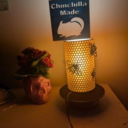 Honey Comb Bee Lamp