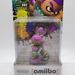 Nintendo Splatoon Inkling Boy Amiibo Purple Variant Figure