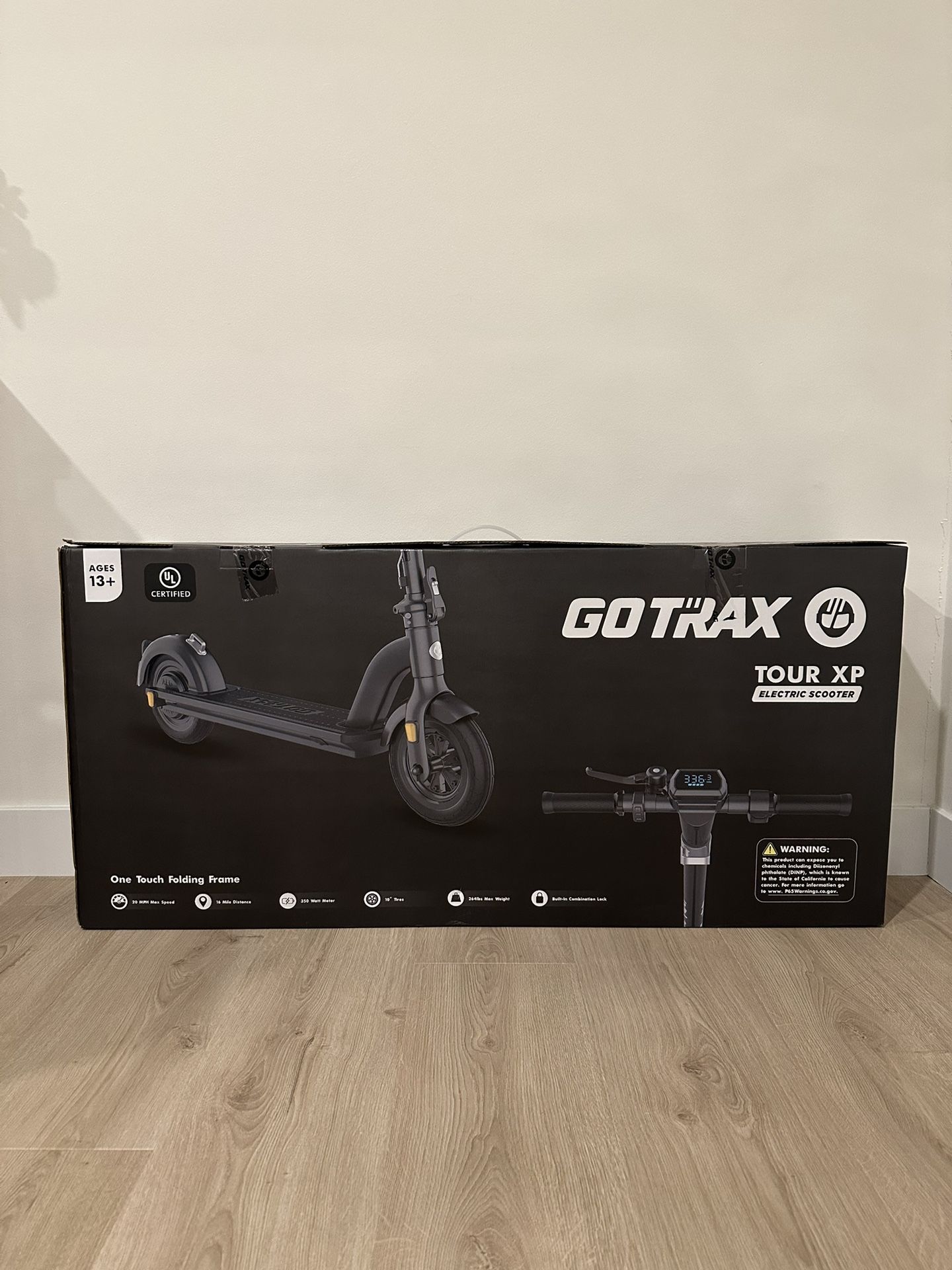 GOTRAX Tour XP Electric Scooter **Brand New**
