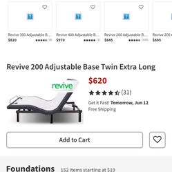 Adjustable Twin Bed 