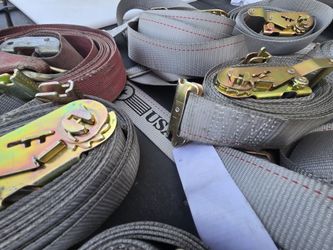 Ratchet straps for dry Van