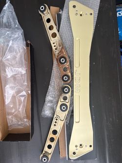 JDM Gold Rear Lower Control Arms & Subframe Bar