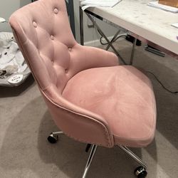 Pink Swivel Chair