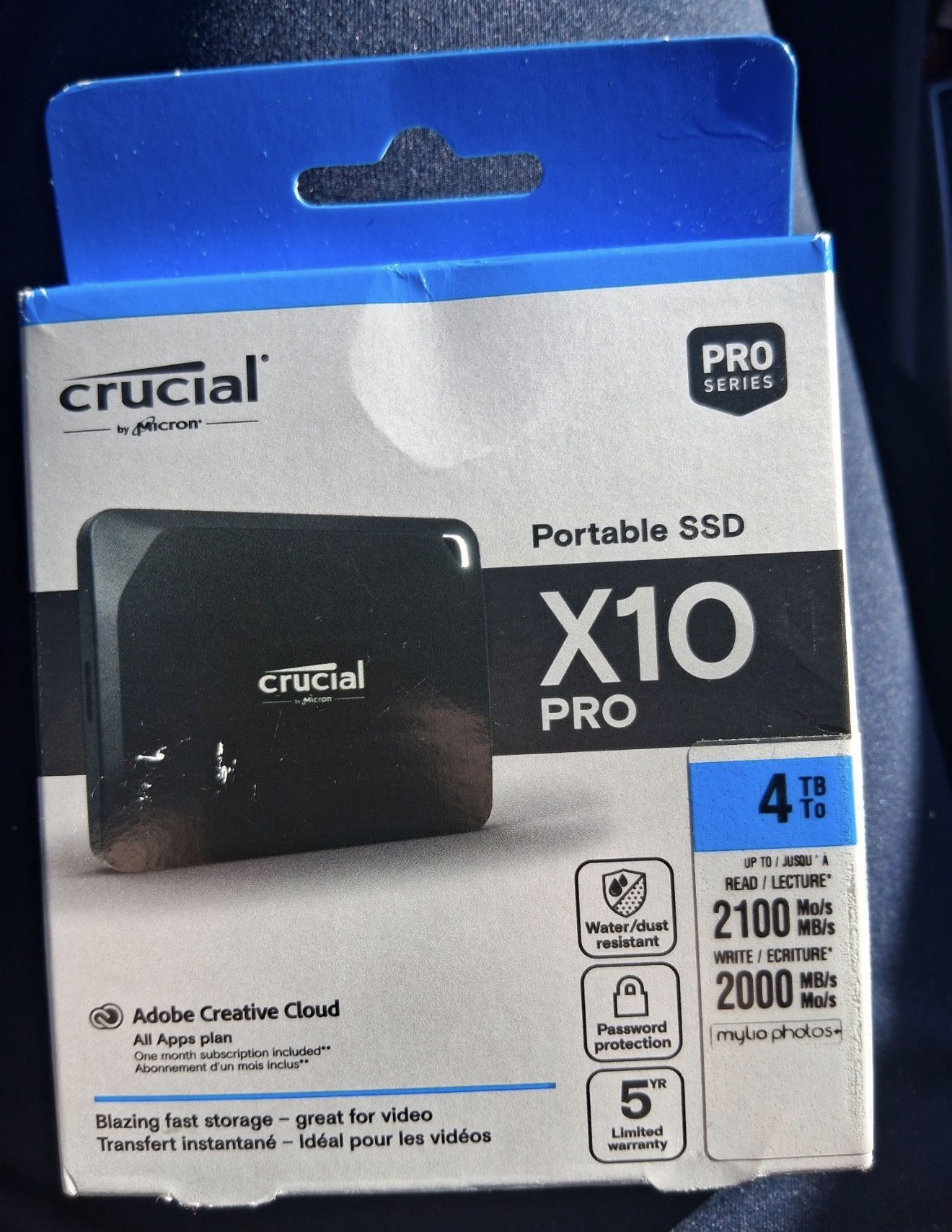 Micron Crucial X10 Pro 4tb Ssd Brand New