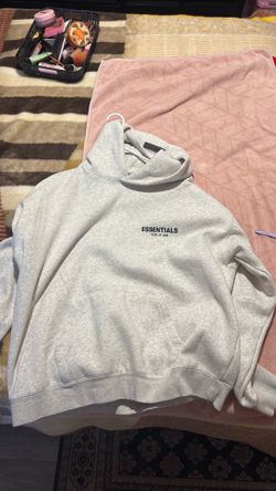 ESSENTIALS Hoodie, light grey color