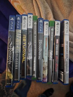 Video games (ps5, ps4, Xbox)