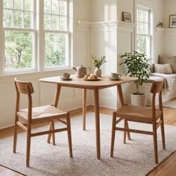 Homy Casa Brenta 35" Square Dining Table for Home Dining Open Box