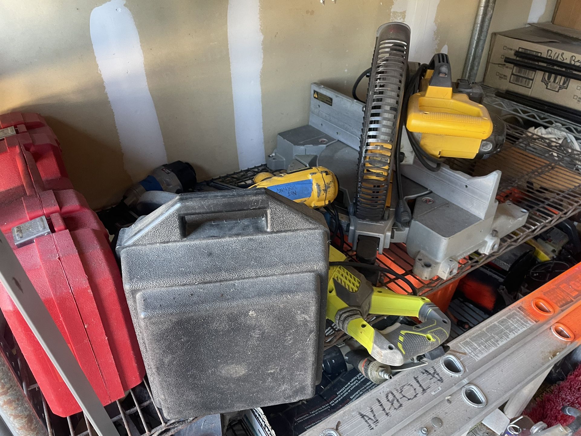 General Contractor Selling His Tools