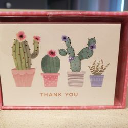 Thank You Cards.. 14 Envelopes And 14 Cards