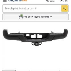 2017 Toyota Tacoma Rear Bumper 