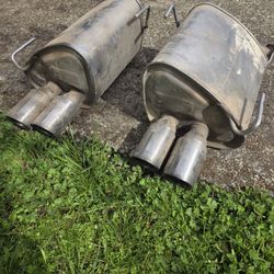 2015-2021 Subaru WRX STI OEM Axle Back Mufflers