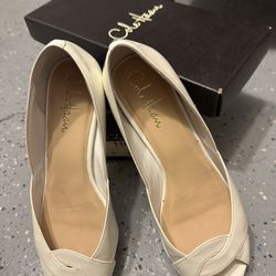 Cole Hann White Heels - Size 6