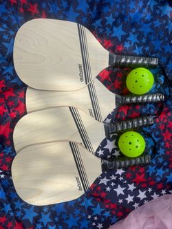 GoSports Pickleball Set with 4 Paddles, 4