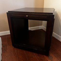 End Table with Storage Space