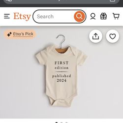First Edition Published 2024 Baby Bodysuit