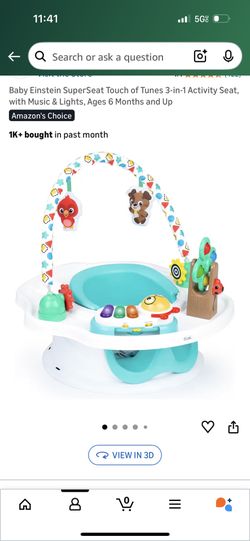 Baby Einstein 3 in 1 Play Seat
