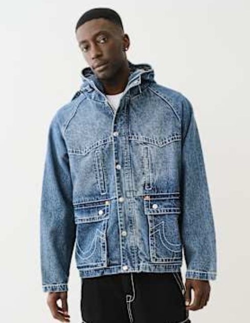True Religion Hooded Parkas